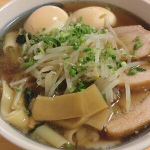 ひもかわラーメン