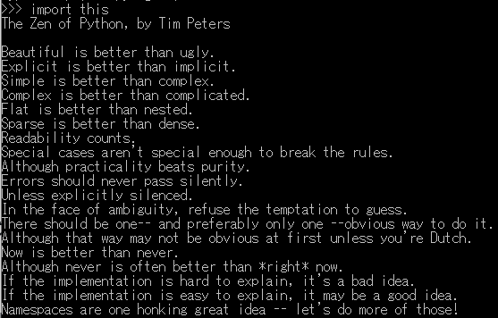 The Zen of Python