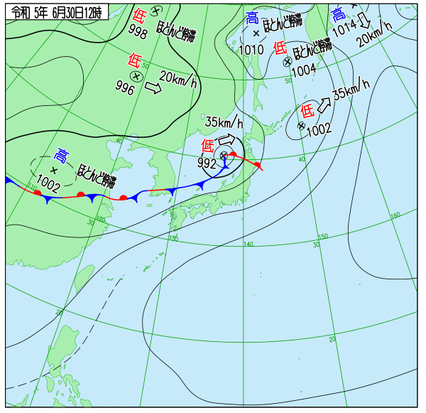 梅雨前線